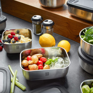  GEFU | PROVIDO round steel container 2 ltr - 4