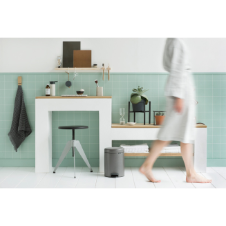 Brabantia NewIcon 5l platinum bathroom basket - 3