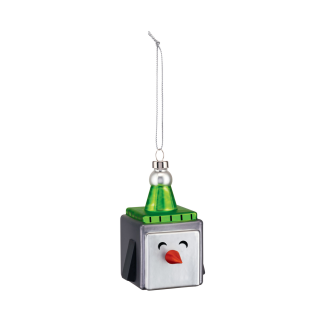 Alessi Cubik Penguin Christmas bauble - 2
