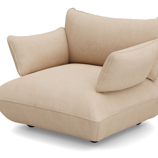 Sofa Fatboy Sumo Loveseat Cord Beige - 2