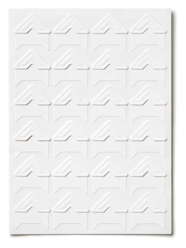 Fotoalbum - Narożniki do montażu zdjęć białe 48 szt | PRINTWORKS