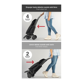 Wózek zakupowy Rolser I-Max MF 4 Burdeos - 7