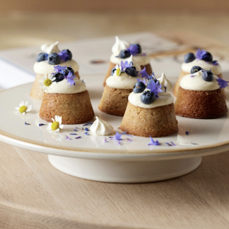 Bitz Cream cake stand 30 cm - 2