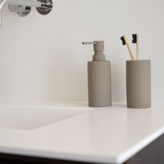 Kubek na szczoteczki do zębów Zone Denmark Solo Taupe - 2