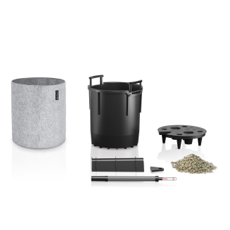  Lechuza Trendcover Filc 23 flowerpot, dark gray - 2