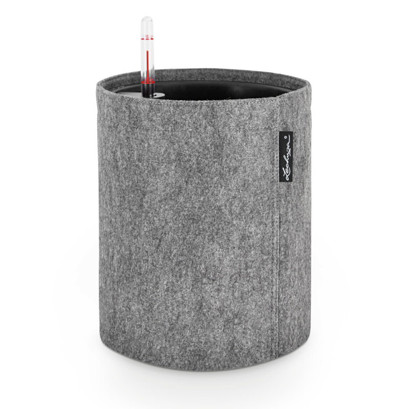  Lechuza Trendcover Filc 23 flowerpot, dark gray
