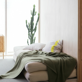  Lapuan Kankurit Koli blanket beige-olive 135x170 cm - 2