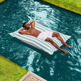  Fatboy Floatzac Stripe Stripe Azur floating pouffe 180x134 cm - 10
