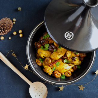  Tagine dish Emile Henry 3l black - 6