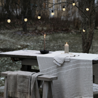  Tablecloth-bedspread Lapuan Kankurit Usva linen-white 150x260 cm - 6