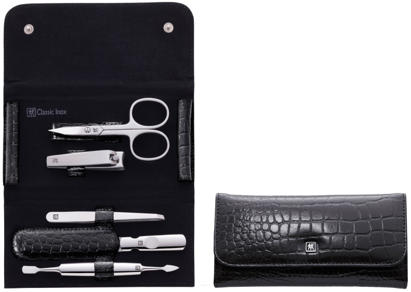  Zwilling Twinox Travel Set - Leather Case, 2 Pieces - Red