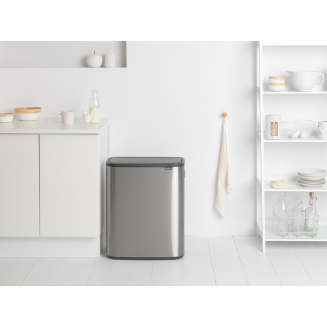 Brabantia Bo Touch Bin 2x30l, brushed steel - 9