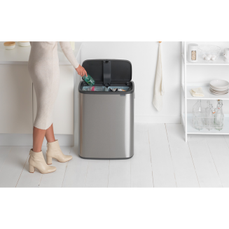 Brabantia Bo Touch Bin 2x30l, brushed steel - 11