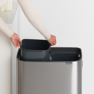 Brabantia Bo Touch Bin 2x30l, brushed steel - 7