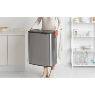 Brabantia Bo Touch Bin 2x30l, brushed steel - 10