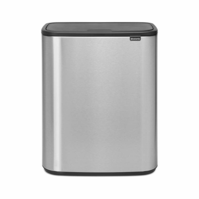 Brabantia Bo Touch Bin 2x30l, brushed steel