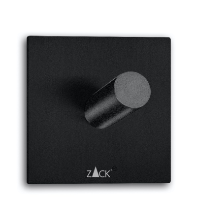 Zack Duplo square towel rack, matt black