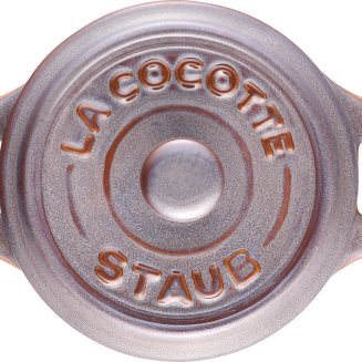  Staub Mini Cocotte Round - 200 ml, Antique Gray - 2