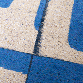  Round Louis de Poortere Craft Papercut campanula rug - 2