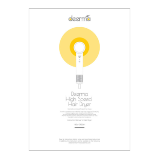 Suszarka do włosów Deerma DEM-CF50W (różowy) - 8