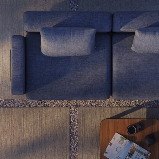 Sofa ogrodowa SACKit Cobana Lounge Corner Sofa Kirra Indigo - 4