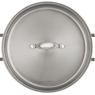 Patelnia stalowa Scanpan Impact 32 cm z pokrywą i dwoma uchwytami - 3