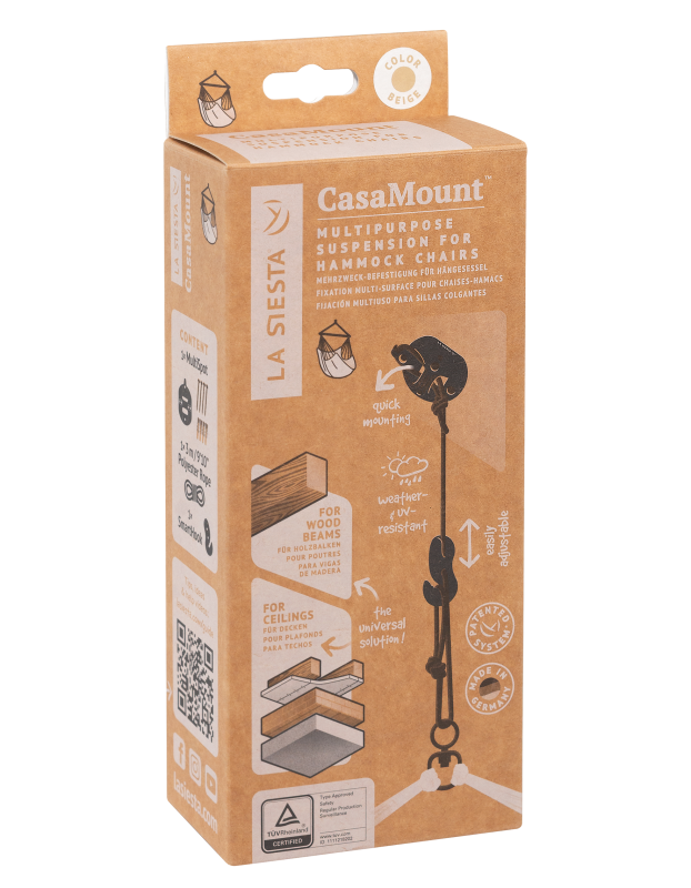  La Siesta CasaMount beige hammock chair assembly kit