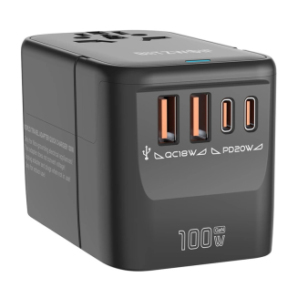 Adapter Podróżny 5w1 Blitzwolf BW-TA2 2xUSB PD + 2xC QC + C GaN 100W - 2