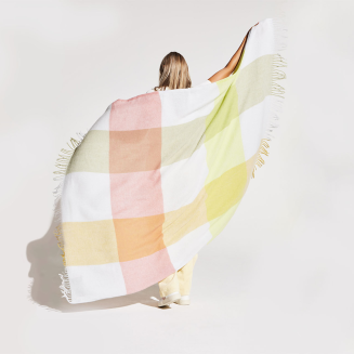 Koc Fatboy Colour Blend Blanket Clementine 130x185 cm - 4