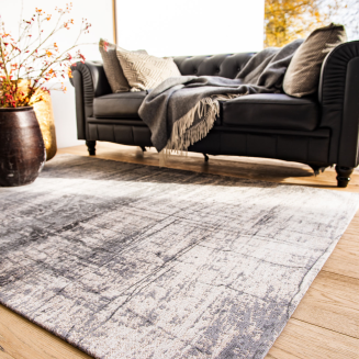  Louis de Poortere Mad Men Griff jersey stone round rug - 3