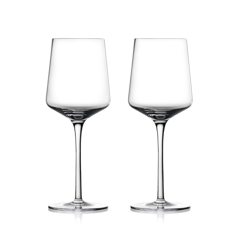  Set of 2 Zone Denmark Rocks white wine glasses 300 ml