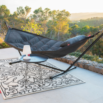  Fatboy Headdemock Superb Deluxe Red hammock with black stand - 10