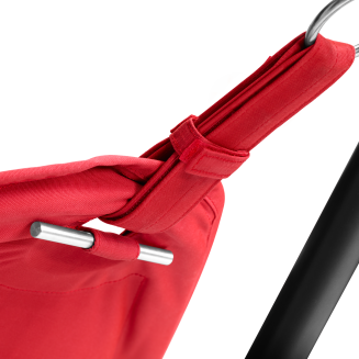  Fatboy Headdemock Superb Deluxe Red hammock with black stand - 5