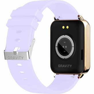 Smartwatch Gravity Różowe Złoto Fioletowy 2 Paski GT17-3 - 11