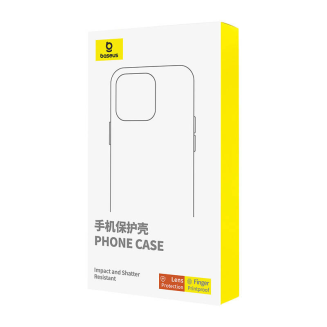 Przeźroczyste etui Baseus iPhone 15 + szkło hartowane - 4