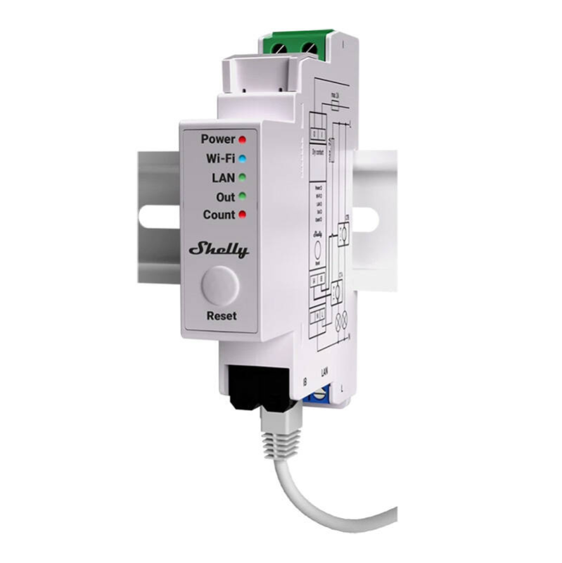 Licznik energii SHELLY Pro EM-50 Wi-Fi/LAN