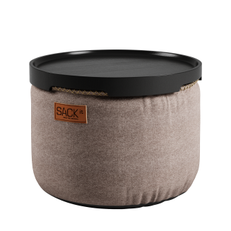  SACKit Serving Tray dark stained ash pouf - 3