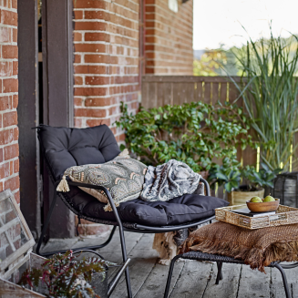  Bloomingville Nesma Brown pillow 35x60 cm - 4