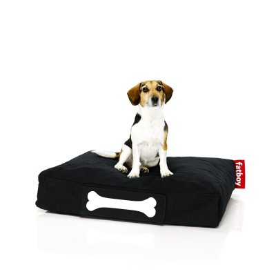 Fatboy Doggielounge Stonewashed S black bed