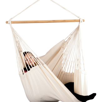 La Siesta Habana latte comfort hammock chair - 2