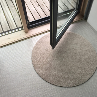  Keilbach Point round doormat, black - 4