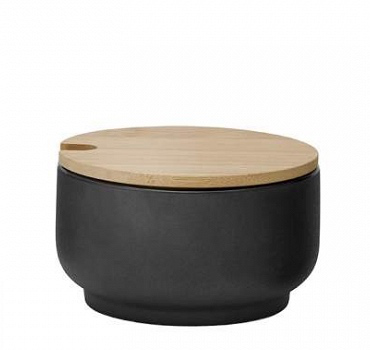  Stelton Theo Black sugar bowl 0.1 l