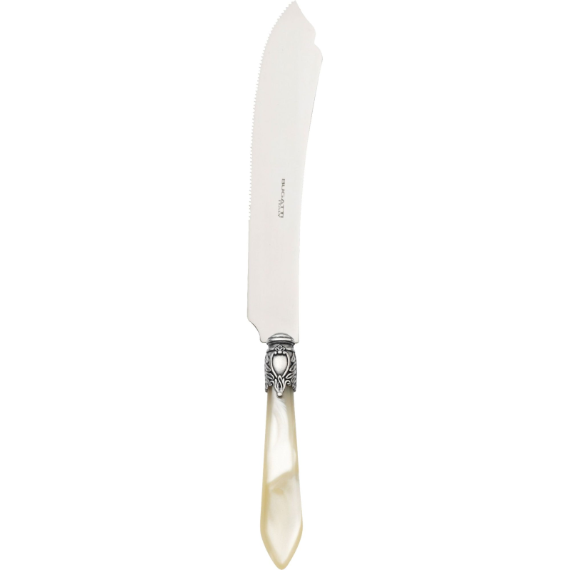 Nóż do ciasta Casa Bugatti Oxford Ivory/Old Silver