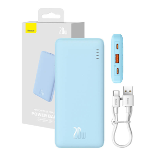Powerbank Baseus Airpow 10000 mAh 20W (niebieski) - 9