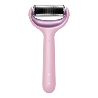 Roller do mezoterapii igłowej twarzy i ciała 9w1 Geske z Aplikacja (różowy) - 5