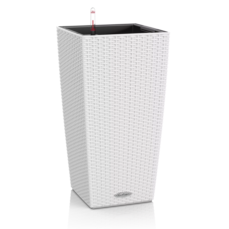  Lechuza Cubico Cottage 30 planter | 40 white