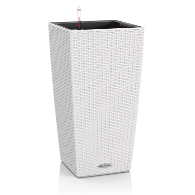  Lechuza Cubico Cottage 30 planter | 40 white
