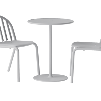 Stolik ogrodowy Fatboy Fred's Round Bistro Table Light Grey - 3