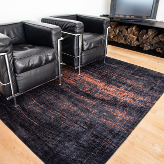  Louis de Poortere Mad Men Griff soho copper rug - 10