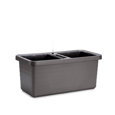 Donica samo-nawadniająca Urbalive Berberis Duo 78x39 cm szary